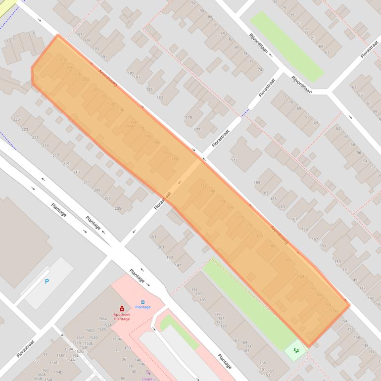 Kaart van postcodegebied 1944JJ.