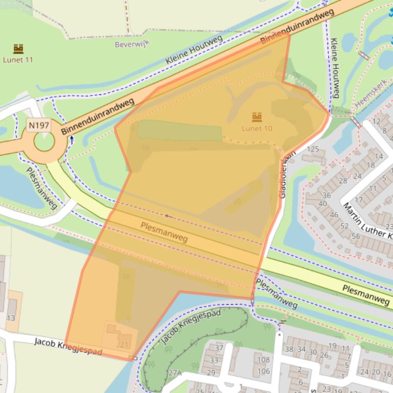 Kaart van postcodegebied 1944KV.