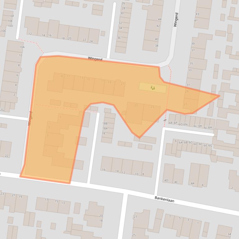 Kaart van postcodegebied 1944NA.