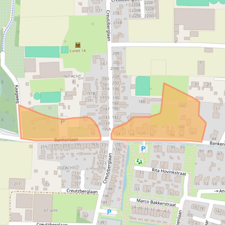Kaart van postcodegebied 1944NN.