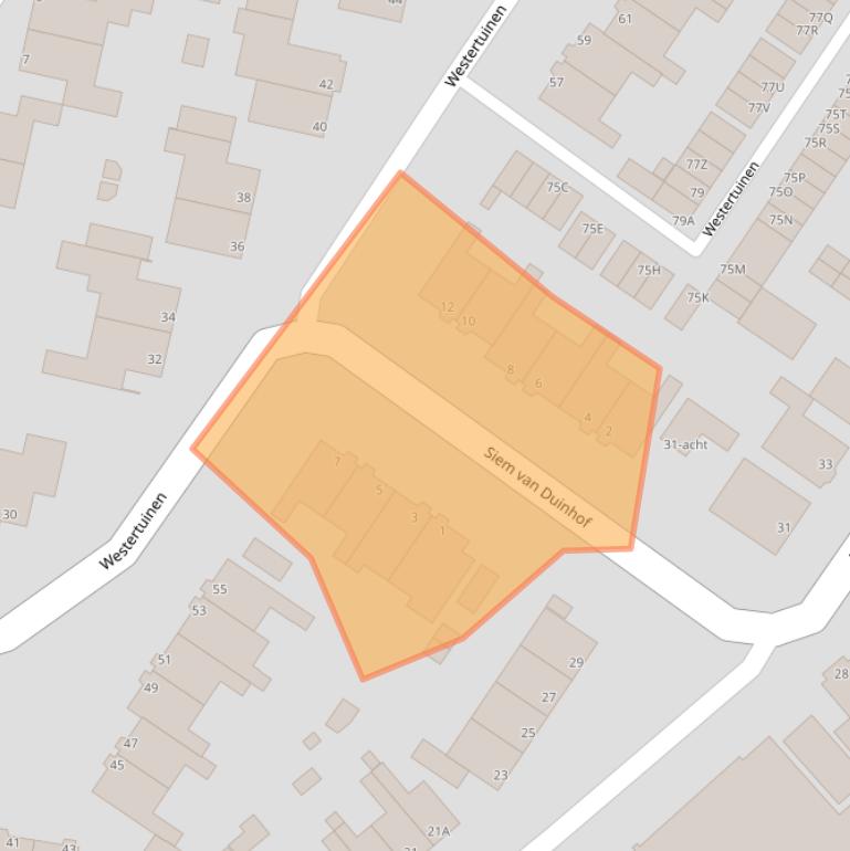 Kaart van postcodegebied 1944PJ.