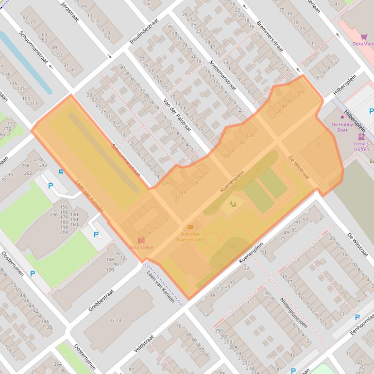 Kaart van postcodegebied 1944RK.