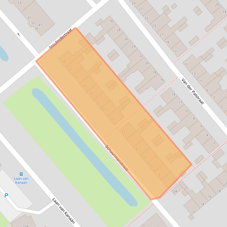 Kaart van postcodegebied 1944RT.