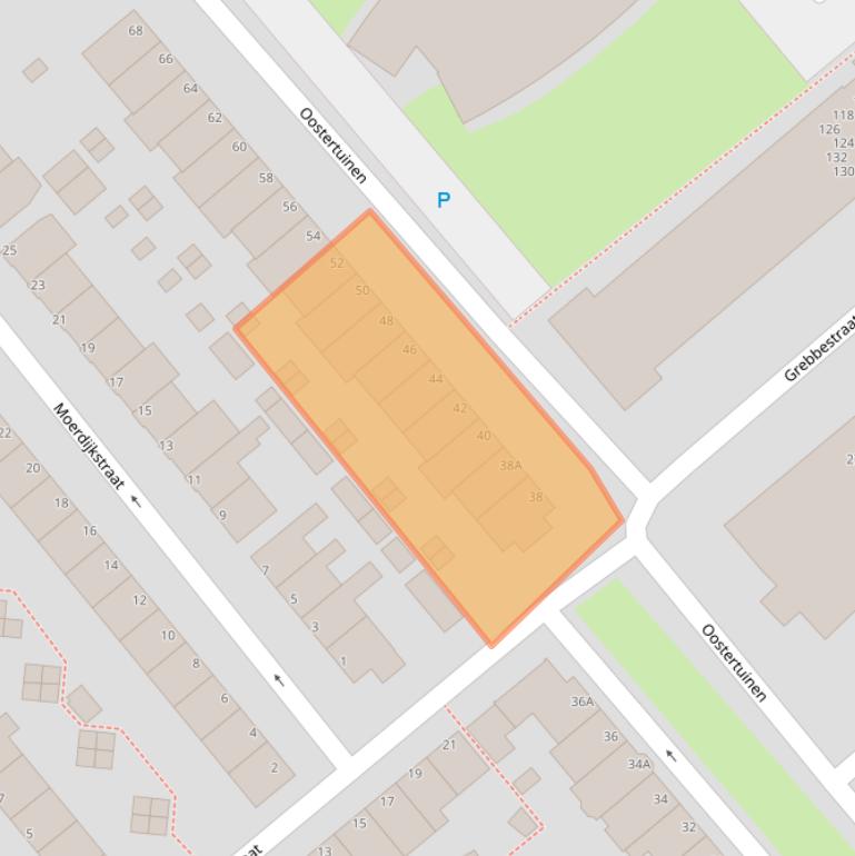 Kaart van postcodegebied 1944SH.