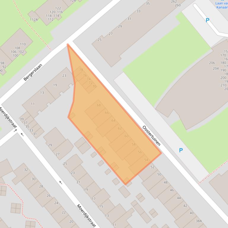 Kaart van postcodegebied 1944SJ.