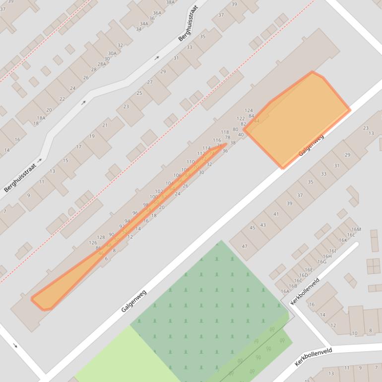 Kaart van postcodegebied 1944SN.