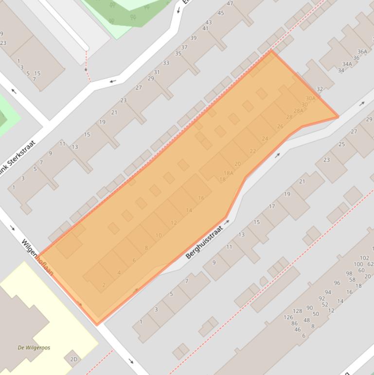 Kaart van postcodegebied 1944ST.