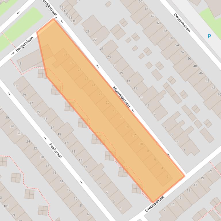 Kaart van postcodegebied 1944VJ.