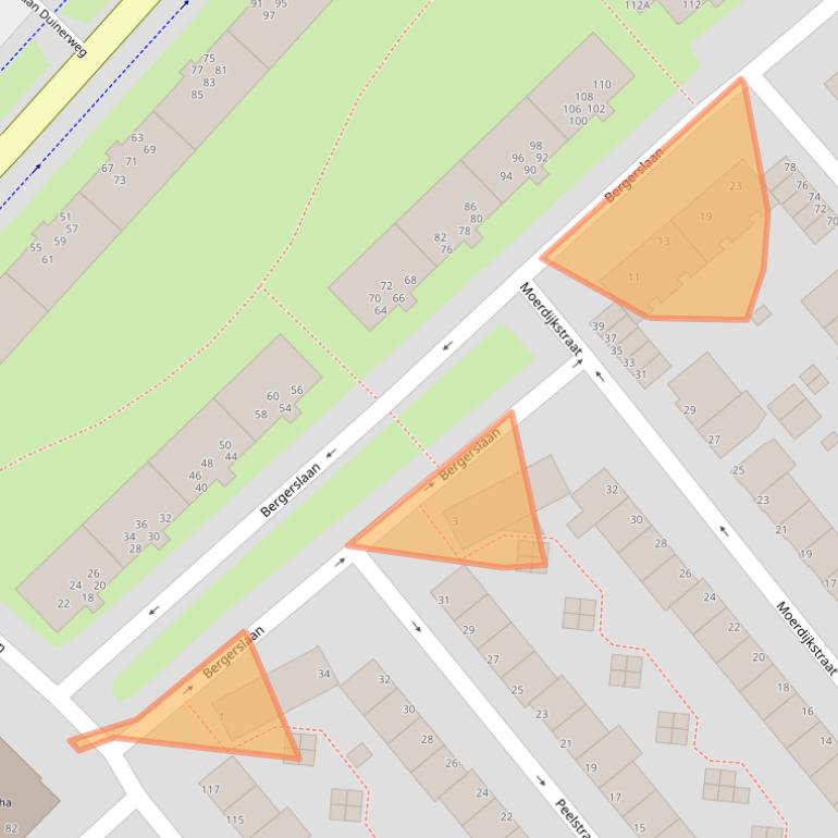 Kaart van postcodegebied 1944VK.