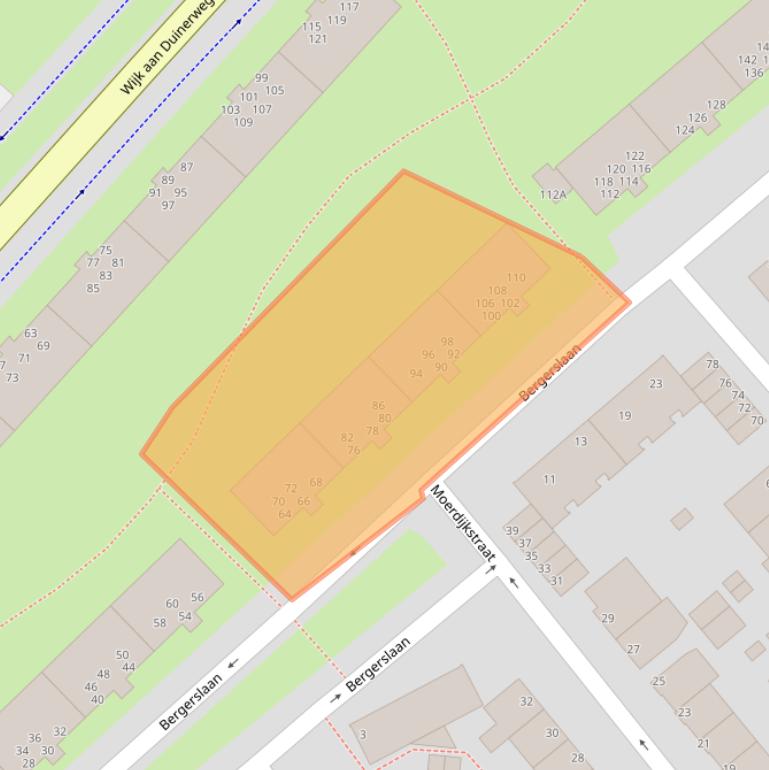 Kaart van postcodegebied 1944VP.