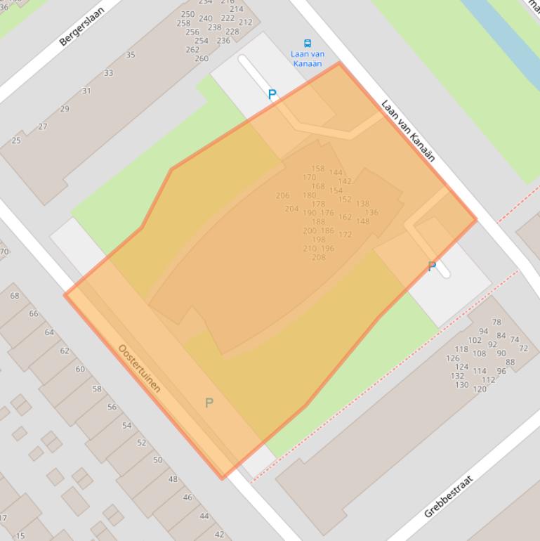 Kaart van postcodegebied 1944VX.