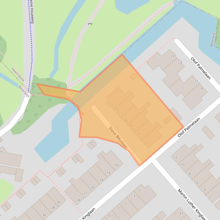 Kaart van postcodegebied 1945EL.