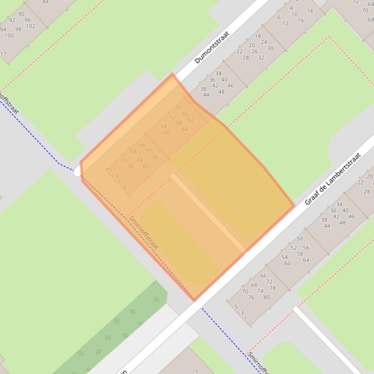 Kaart van postcodegebied 1945PZ.