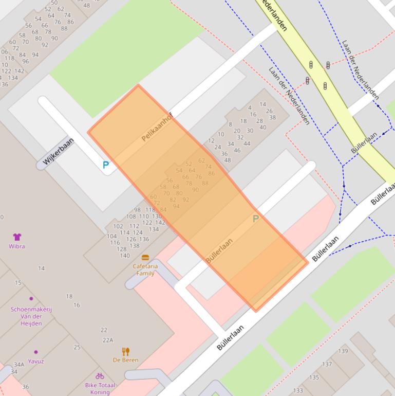 Kaart van postcodegebied 1945RT.