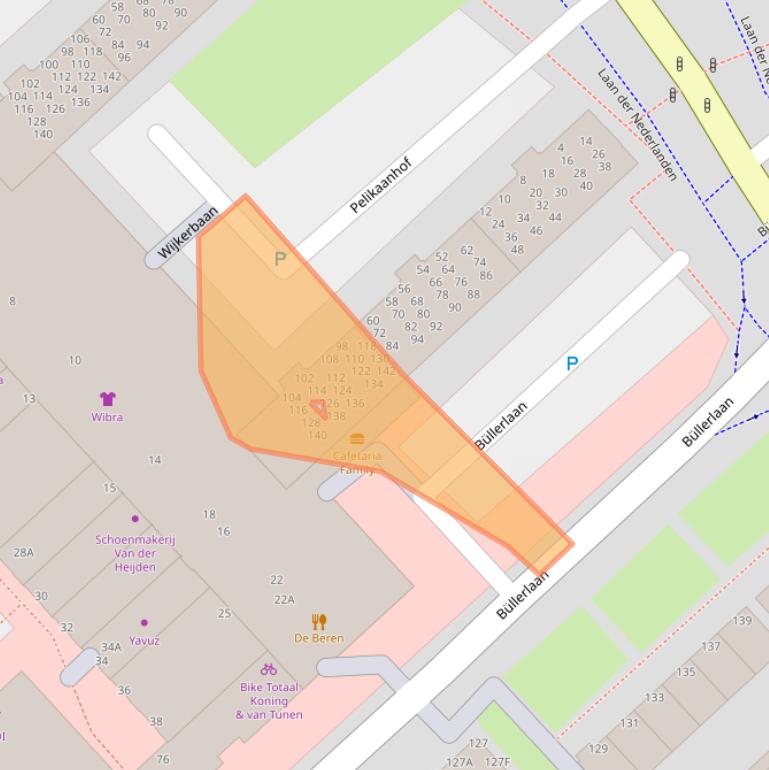 Kaart van postcodegebied 1945RV.
