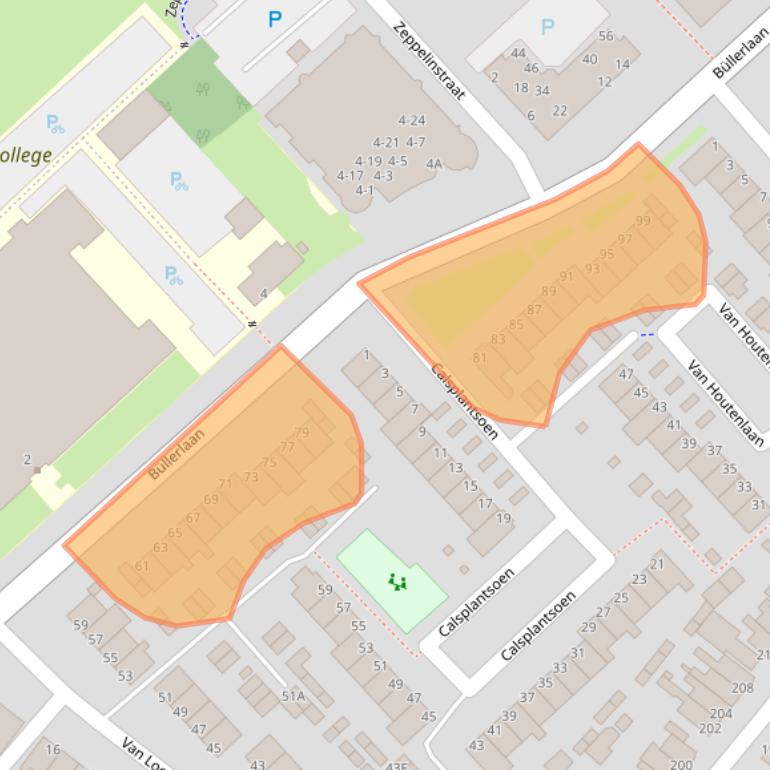Kaart van postcodegebied 1945SN.