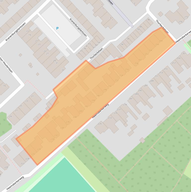 Kaart van postcodegebied 1945TK.