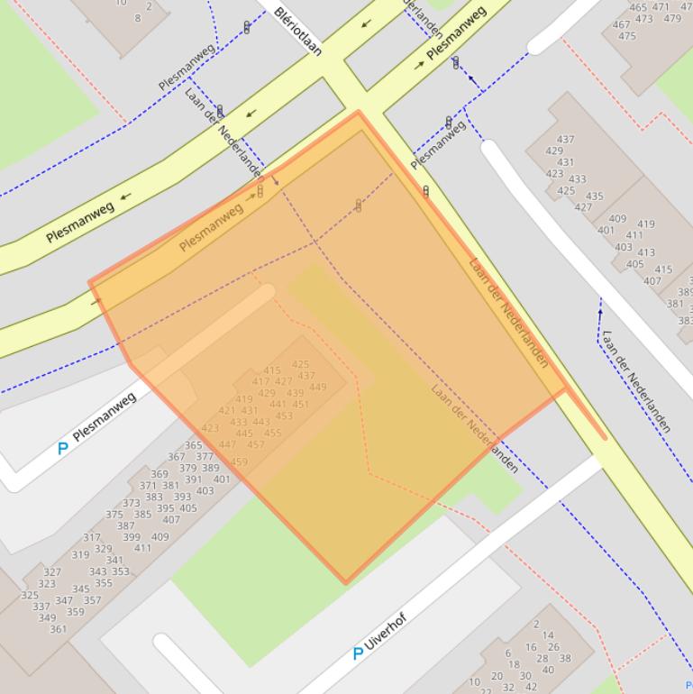 Kaart van postcodegebied 1945WR.