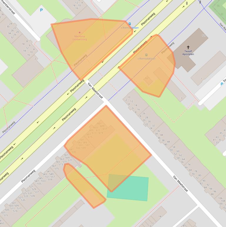 Kaart van postcodegebied 1945WV.