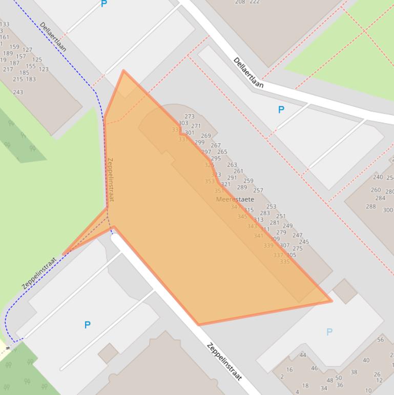 Kaart van postcodegebied 1945WZ.