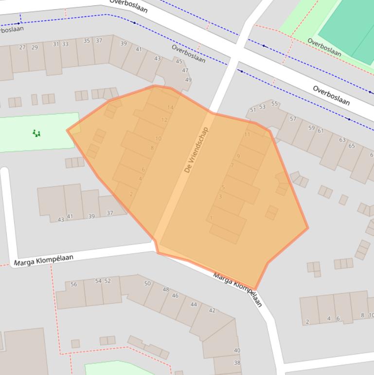 Kaart van postcodegebied 1945ZN.