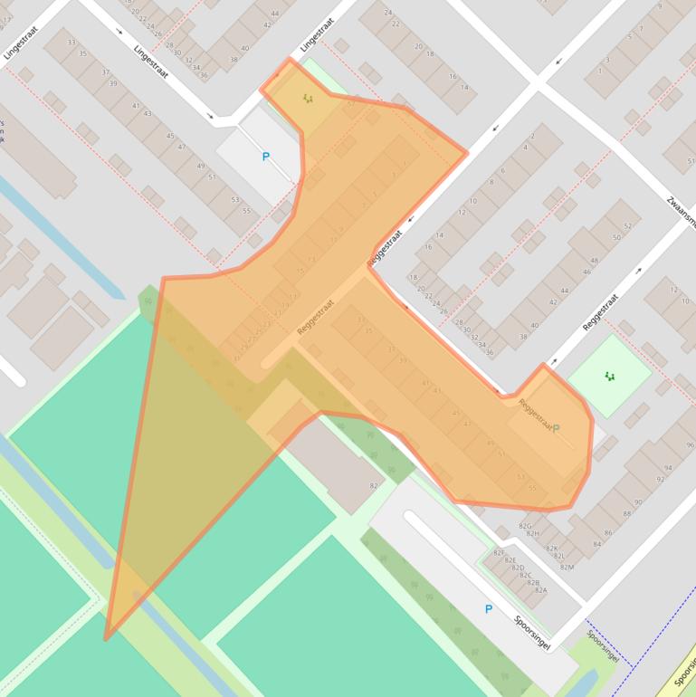 Kaart van postcodegebied 1946AK.