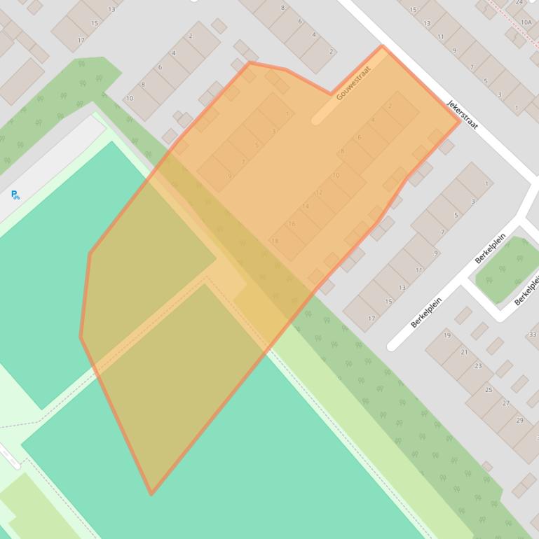 Kaart van postcodegebied 1946BH.