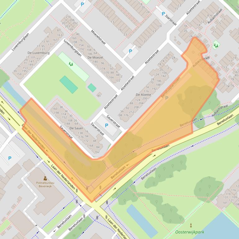 Kaart van postcodegebied 1946XL.