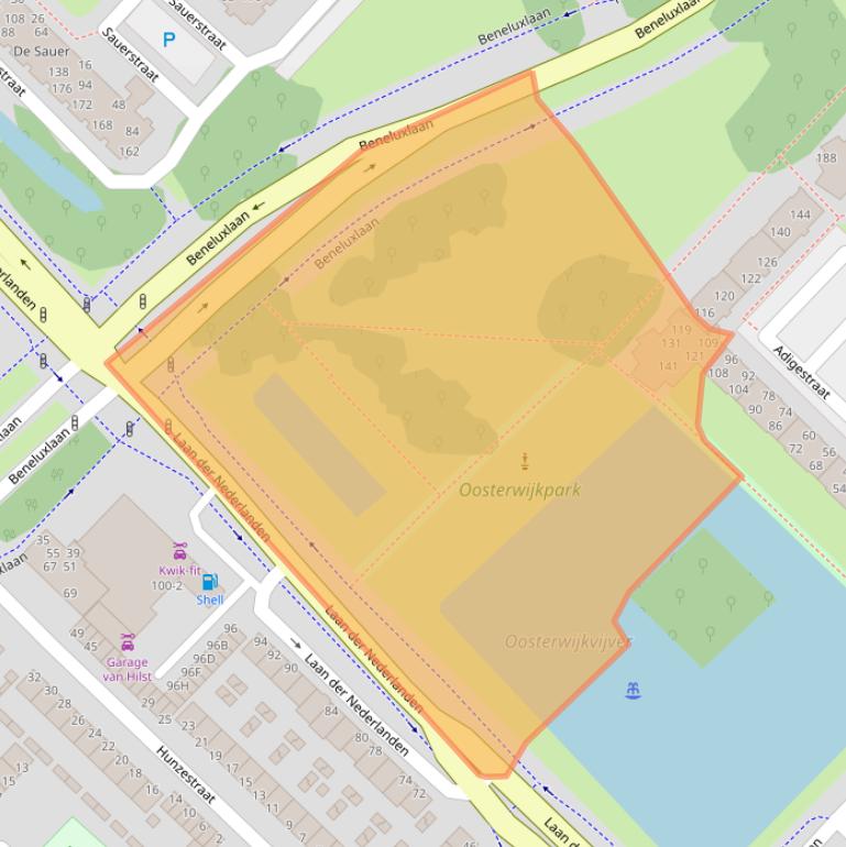 Kaart van postcodegebied 1946ZE.