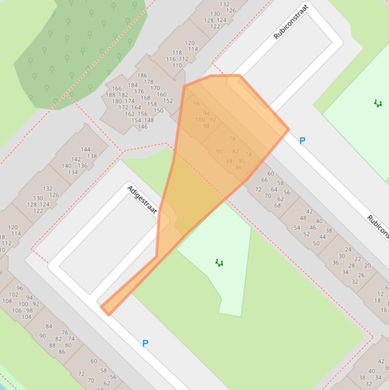 Kaart van postcodegebied 1946ZN.