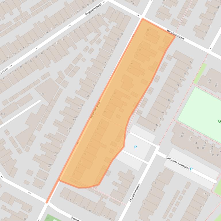 Kaart van postcodegebied 1947ER.