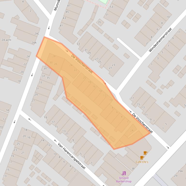 Kaart van postcodegebied 1947GW.