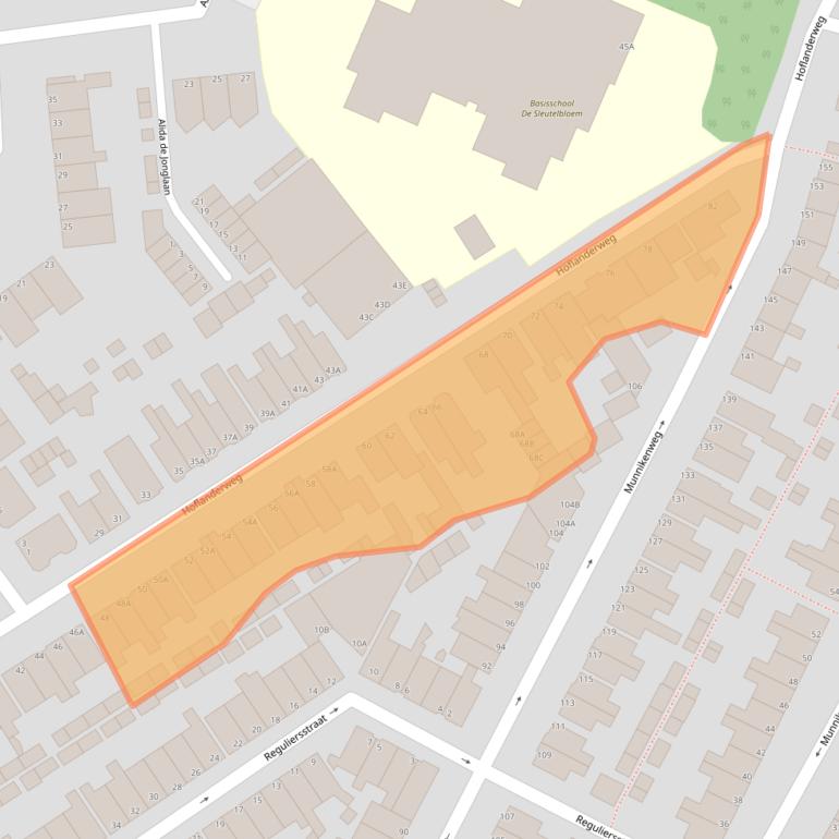 Kaart van postcodegebied 1947ZG.