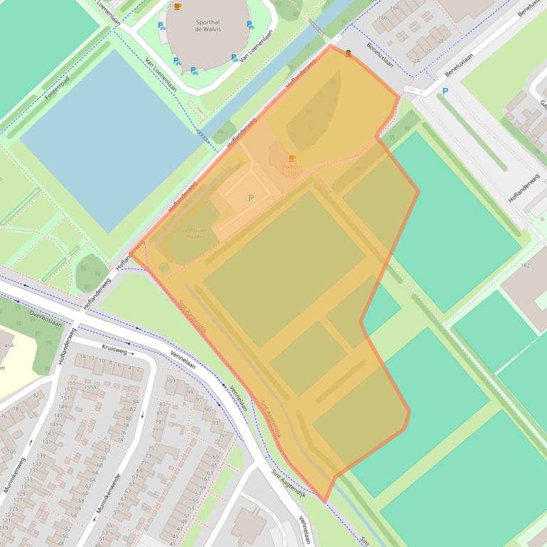 Kaart van postcodegebied 1947ZH.