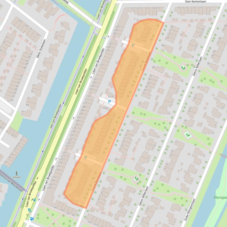 Kaart van postcodegebied 1948AT.