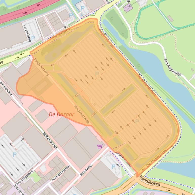 Kaart van postcodegebied 1948PE.