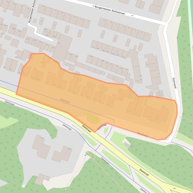 Kaart van postcodegebied 1949AH.