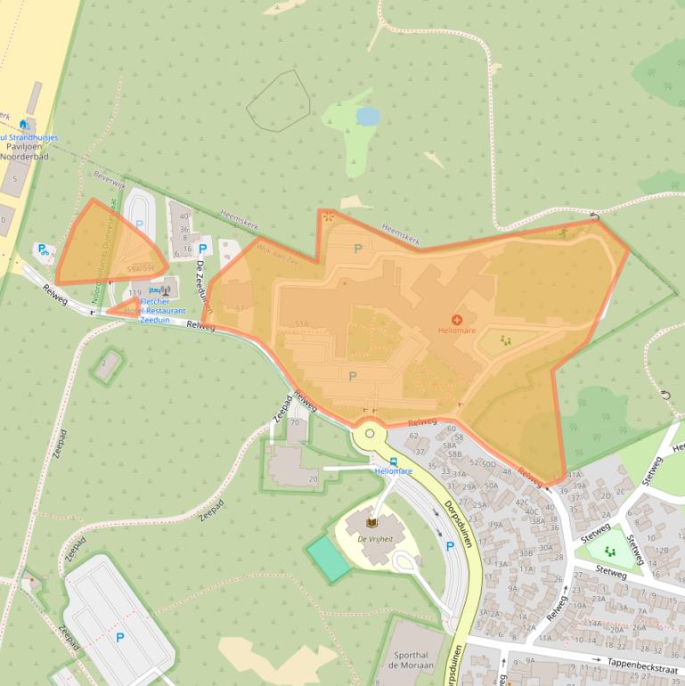 Kaart van postcodegebied 1949EC.