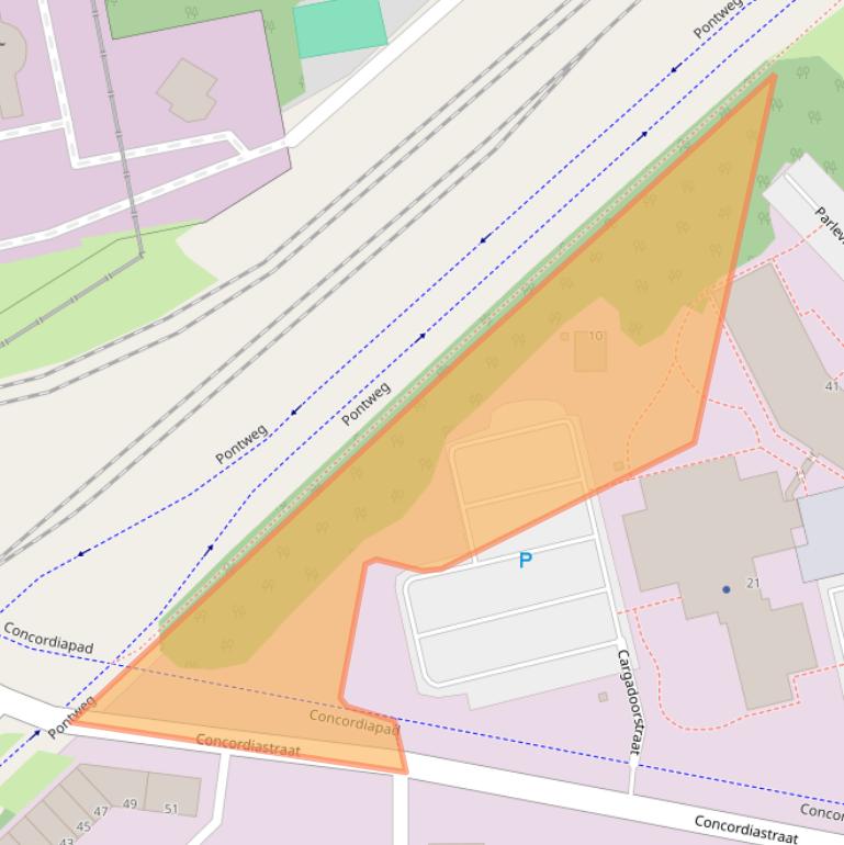 Kaart van postcodegebied 1951AP.