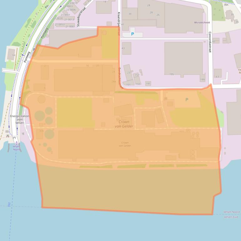 Kaart van postcodegebied 1951AZ.