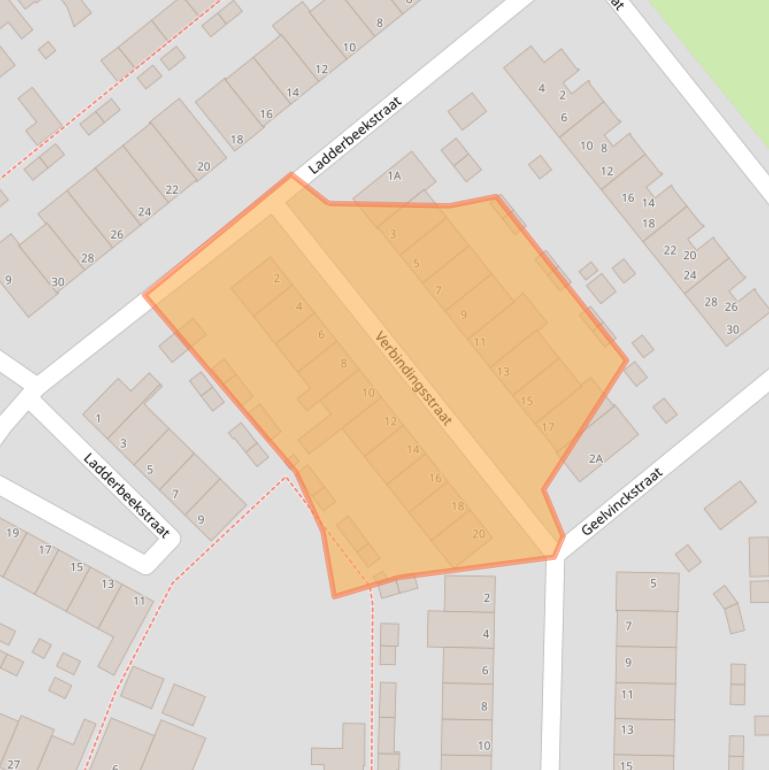 Kaart van postcodegebied 1951BH.