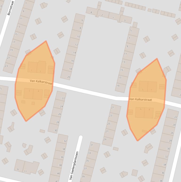 Kaart van postcodegebied 1951GE.