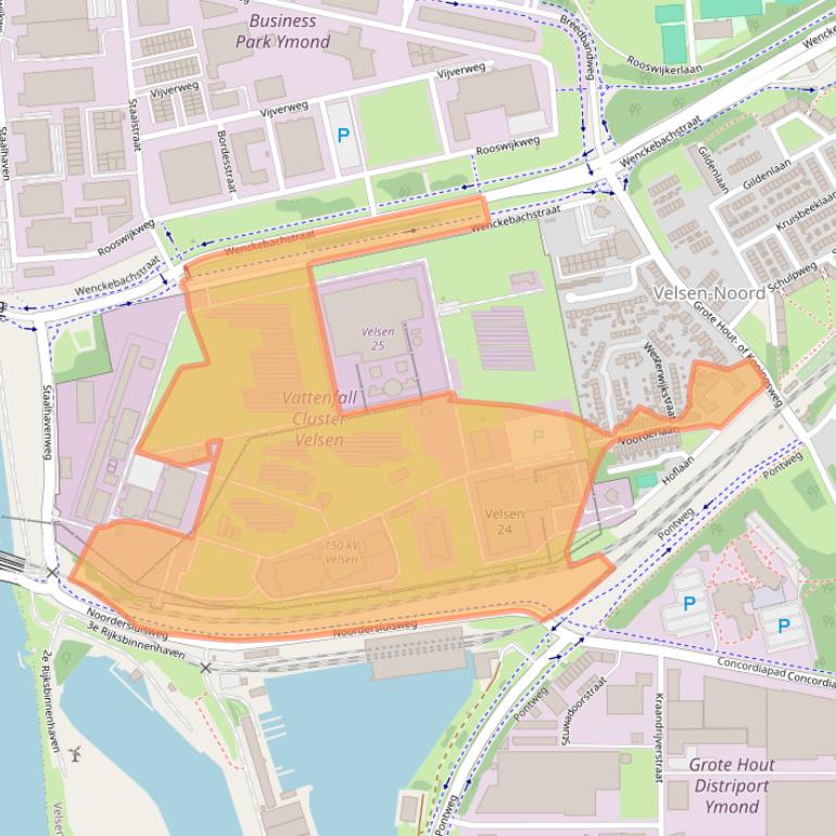 Kaart van postcodegebied 1951HA.
