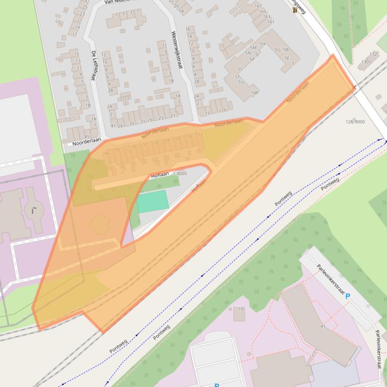 Kaart van postcodegebied 1951HB.
