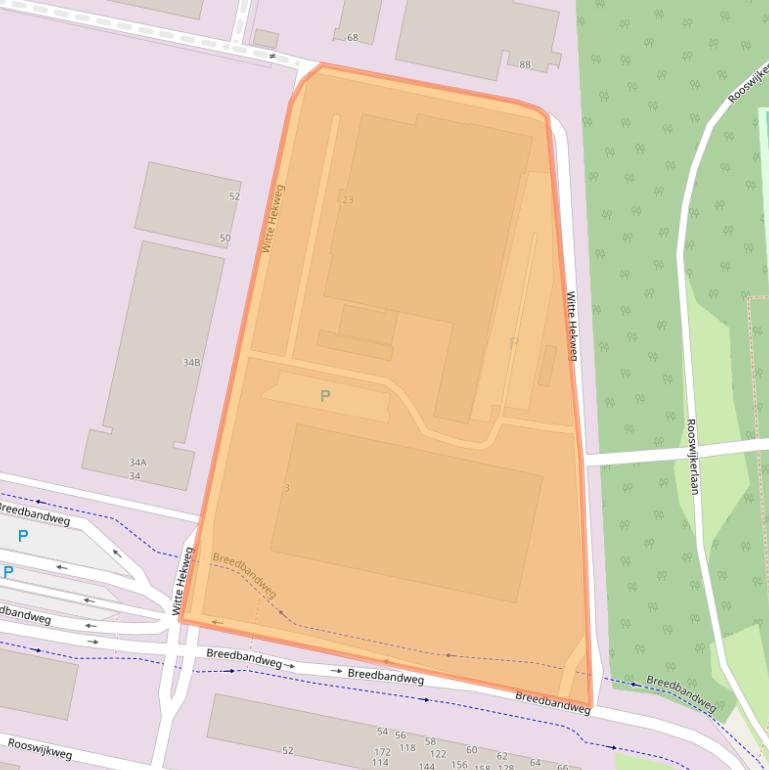 Kaart van postcodegebied 1951HK.