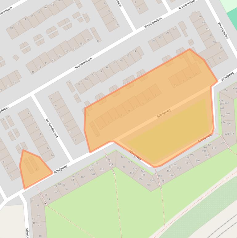 Kaart van postcodegebied 1951KA.