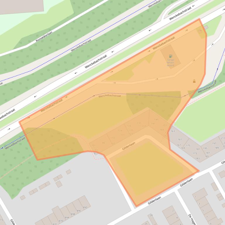 Kaart van postcodegebied 1951KR.