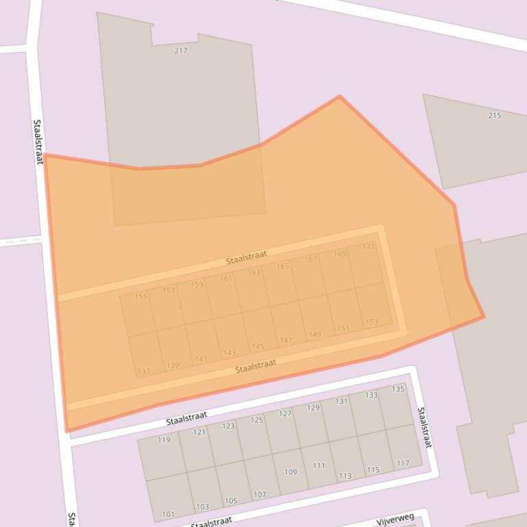 Kaart van postcodegebied 1951MB.