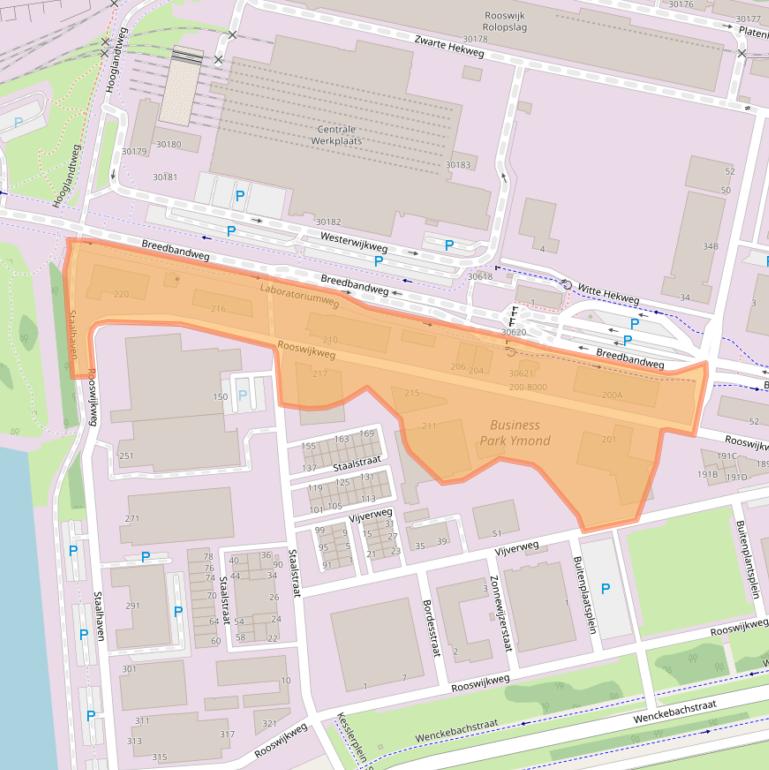 Kaart van postcodegebied 1951MD.