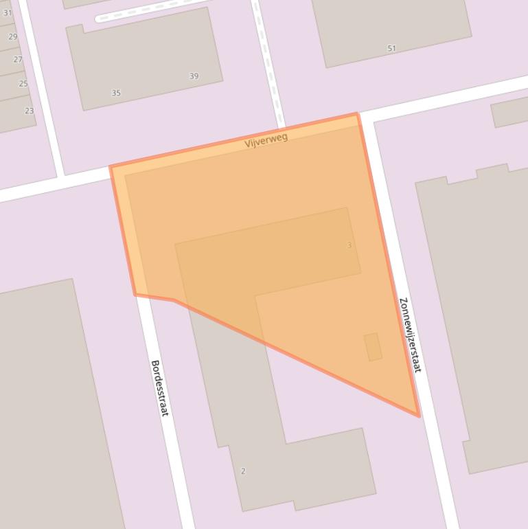 Kaart van postcodegebied 1951MP.